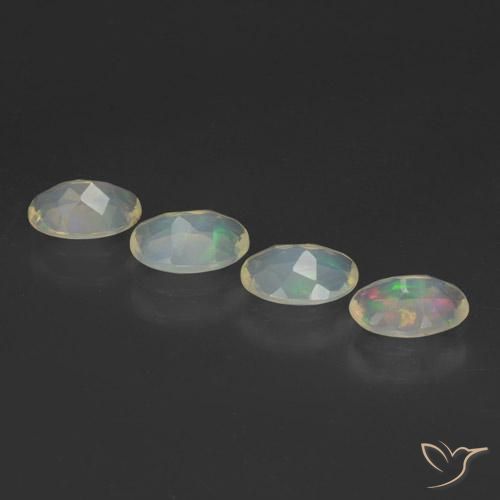 1.55克拉天然蛋白石，椭圆形，透明