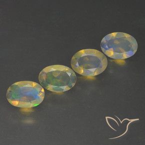 1.47克拉天然蛋白石，椭圆形，透明