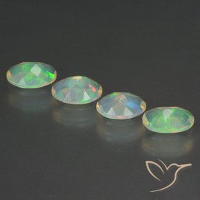 1.54克拉天然蛋白石，椭圆形，透明