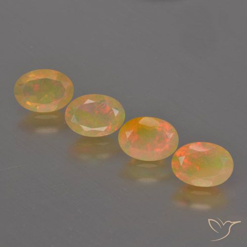 1.83克拉天然蛋白石，椭圆形，半透明
