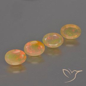1.83克拉天然蛋白石，椭圆形，半透明