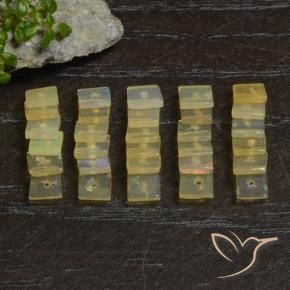 2.65克拉天然蛋白石，正方形，透明