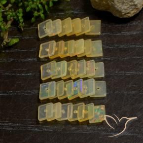 5.96克拉天然蛋白石，正方形，透明