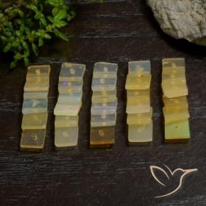5.75克拉天然蛋白石，正方形，透明