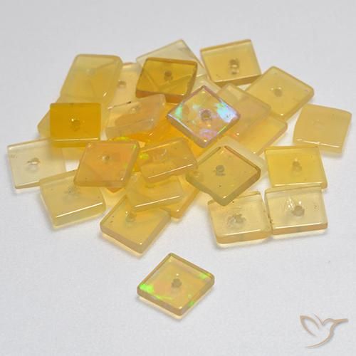 5.62克拉天然蛋白石，正方形，透明