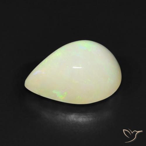 2.31克拉天然蛋白石，梨形，半透明
