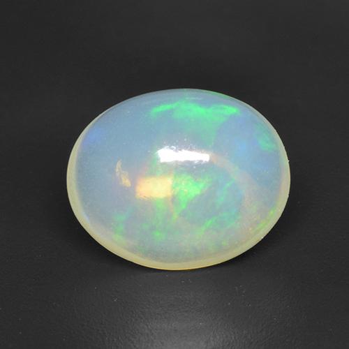 1.86克拉天然蛋白石，椭圆形，透明