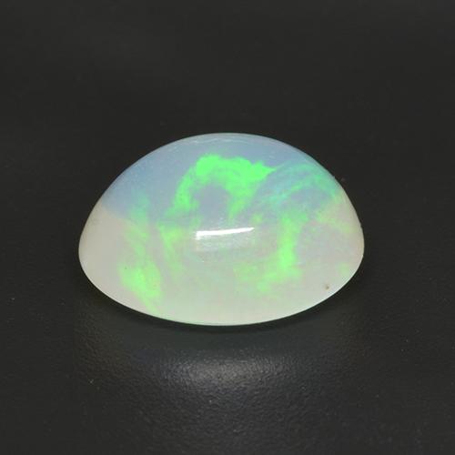 1.86克拉天然蛋白石，椭圆形，透明