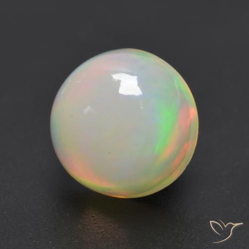 1.15克拉天然蛋白石，圆形的，透明
