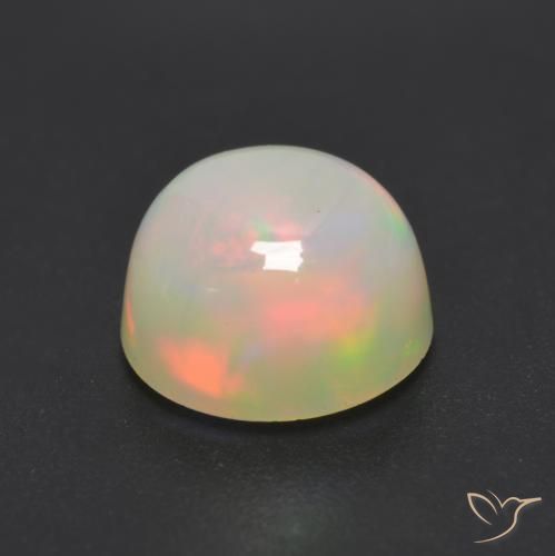 1.15克拉天然蛋白石，圆形的，透明