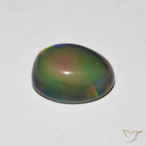 1.23克拉天然蛋白石，椭圆形，不透明