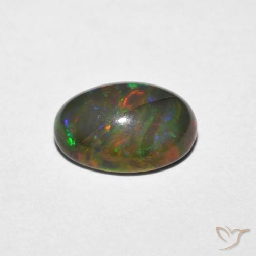 1.02克拉天然蛋白石，椭圆形，半透明