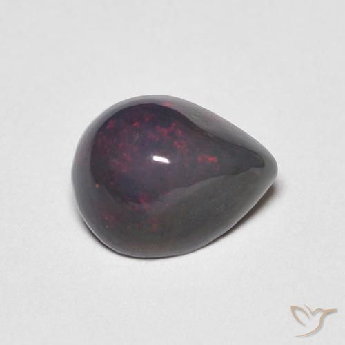 0.59ct 天然 彩色 蛋白石, 梨形, 不透明