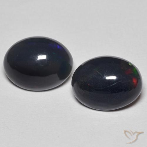 1.68ctw 天然 彩色 蛋白石, 椭圆形, 不透明