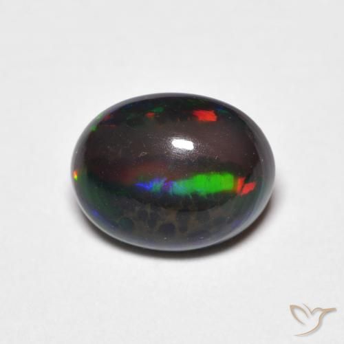 1.20ct 天然 彩色 蛋白石, 椭圆形, 不透明
