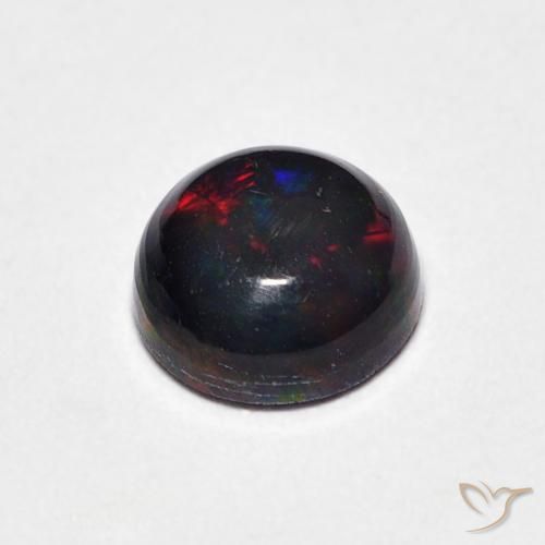 0.53克拉天然蛋白石，圆形的，不透明
