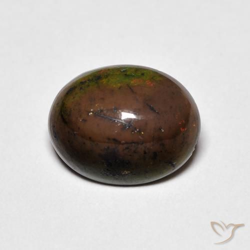 1.48ct 天然 彩色 蛋白石, 椭圆形, 不透明