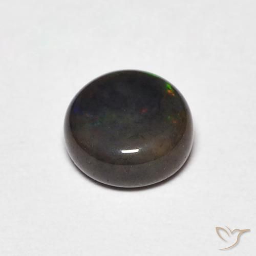 0.51克拉天然蛋白石，圆形的，不透明