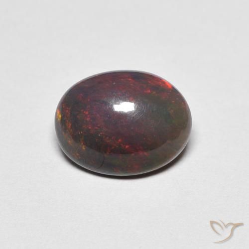 0.90ct 天然 彩色 蛋白石, 椭圆形, 不透明