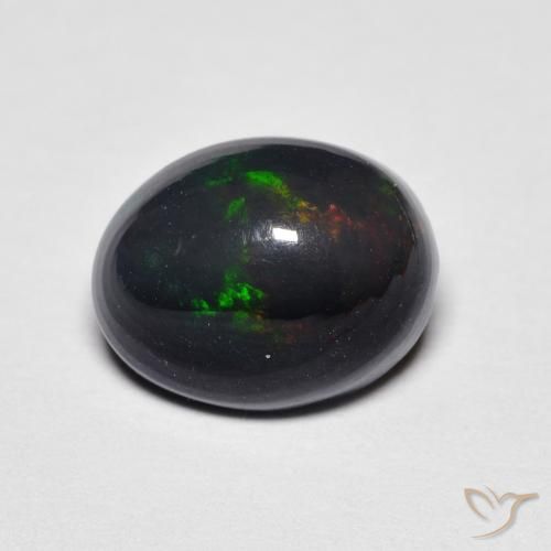 1.96ct 天然 彩色 蛋白石, 椭圆形, 不透明