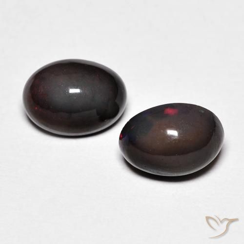 1.12ctw 天然 彩色 蛋白石, 椭圆形, 不透明