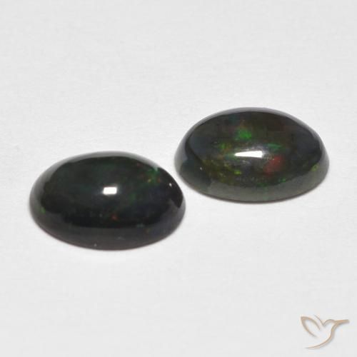 0.85克拉天然蛋白石，椭圆形，不透明