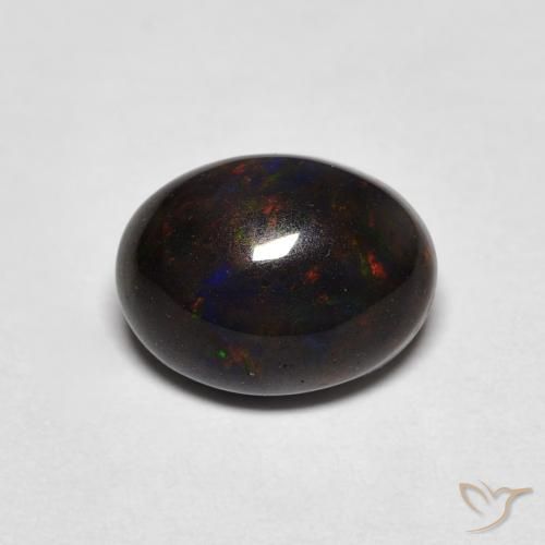 1.29ct 天然 彩色 蛋白石, 椭圆形, 不透明