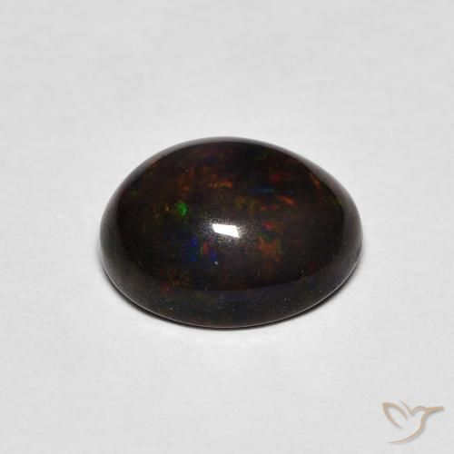 1.29克拉天然蛋白石，椭圆形，不透明