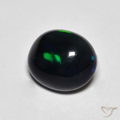 1.73克拉天然蛋白石，椭圆形，不透明