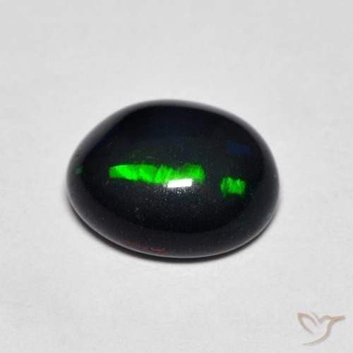 1.73克拉天然蛋白石，椭圆形，不透明