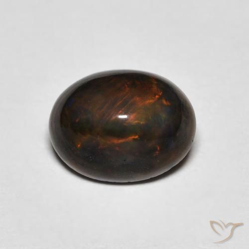 1.08ct 天然 彩色 蛋白石, 椭圆形, 不透明