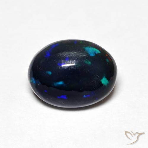 0.99ct 天然 彩色 蛋白石, 椭圆形, 不透明
