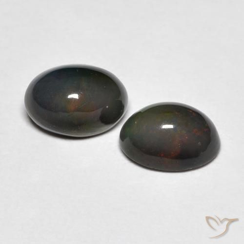 1.22克拉天然蛋白石，椭圆形，不透明