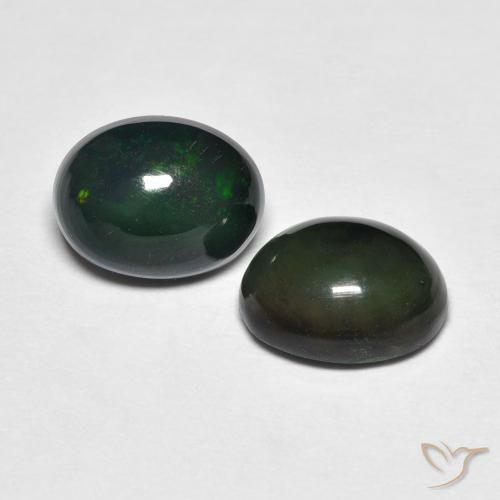 2.48克拉天然蛋白石，椭圆形，不透明