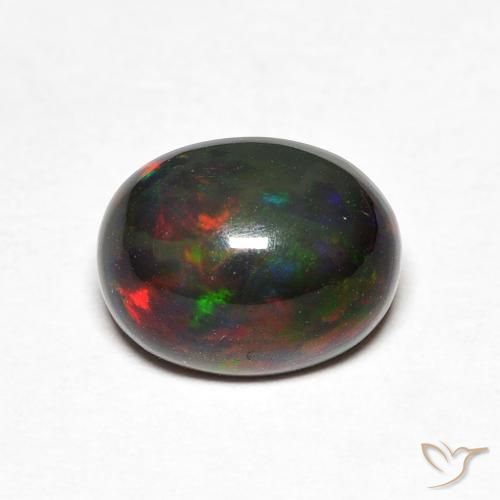 1.40ct 天然 彩色 蛋白石, 椭圆形, 不透明