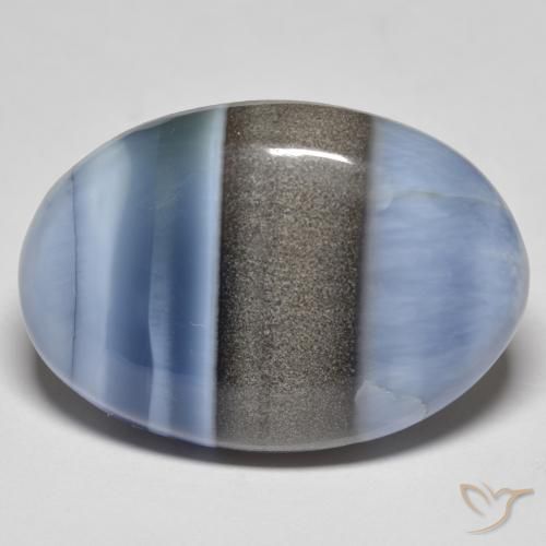 28.42ct 天然 彩色 蛋白石, 椭圆形, 不透明