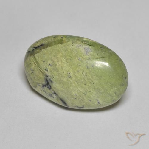 7.29ct 天然 中绿色 蛋白石, 椭圆形, 不透明