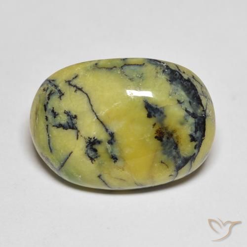 9.96ct 天然 暖绿 蛋白石, 椭圆形, 不透明