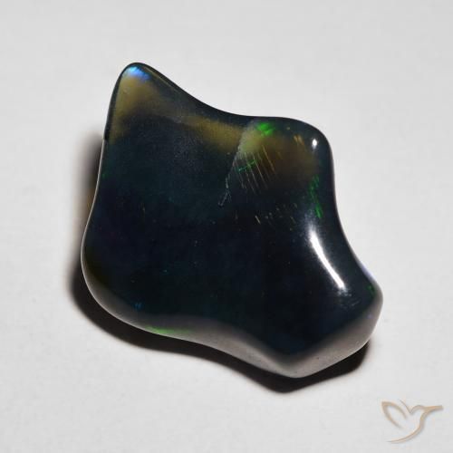 5.14克拉天然蛋白石，花式切割，半透明