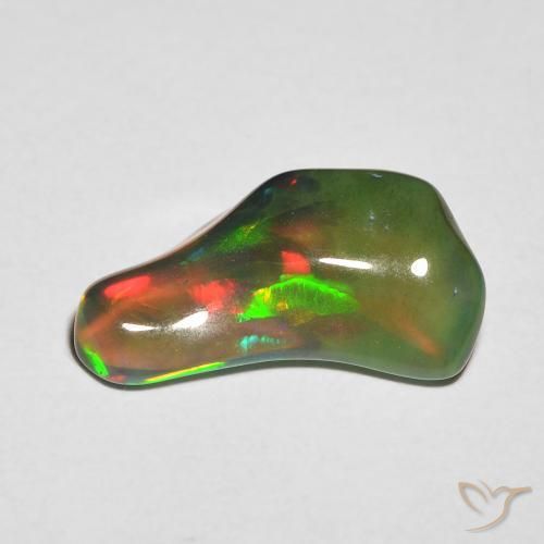 2.14克拉天然蛋白石，花式切割，半透明