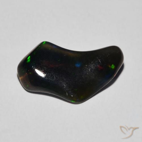 1.11克拉天然蛋白石，花式切割，半透明