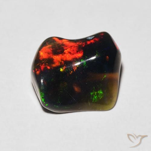 0.78ct 天然 彩色 蛋白石, 花式切割, 半透明