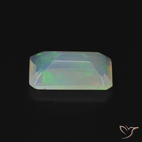 0.99克拉天然蛋白石，八边形，透明