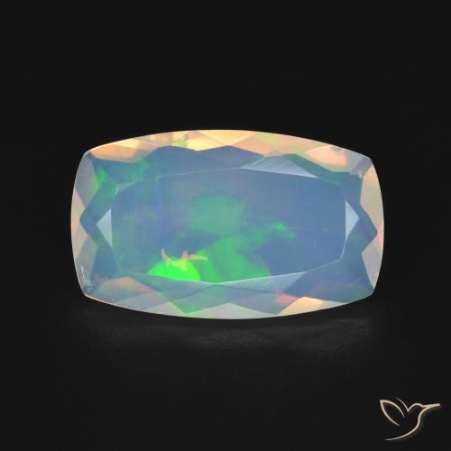2.67ct 天然 彩色 蛋白石, 软垫, 透明