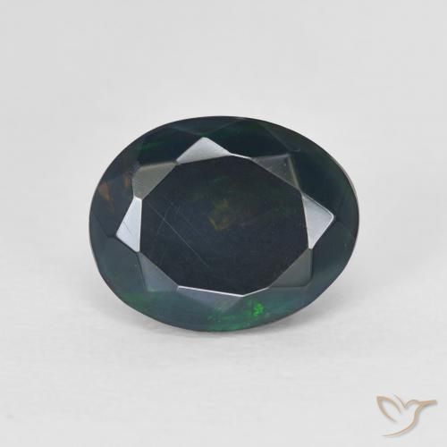 1.34ct 天然 彩色 蛋白石, 椭圆形, 半透明