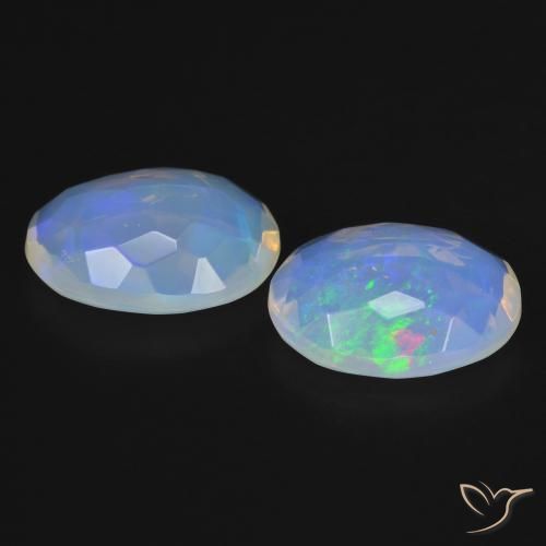 2.89克拉天然蛋白石，椭圆形，透明
