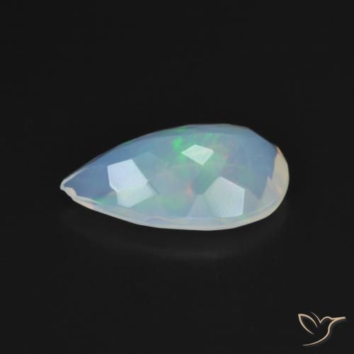 1.84克拉天然蛋白石，梨形，透明