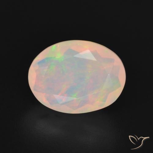 1.78ct 天然 彩色 蛋白石, 椭圆形, 透明, Photo A