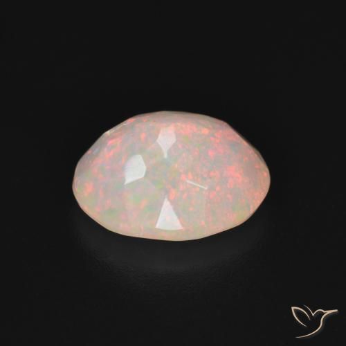 1.89克拉天然蛋白石，椭圆形，半透明