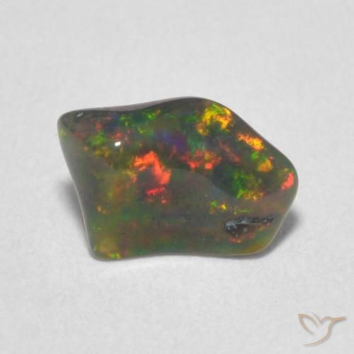 0.77ct 天然 彩色 蛋白石, 花式切割, 不透明